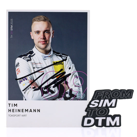 Autogrammkarte Tim Heinemann DTM 2023
