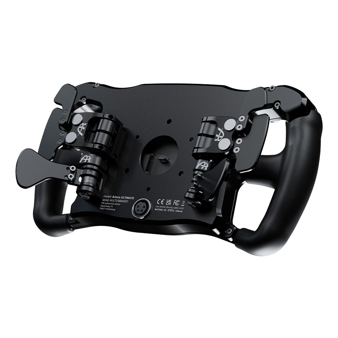 Ascher Racing ULTIMATE Black Edition SimRacing Lenkrad
