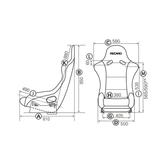 Recaro Pole Position N.G. FIA SimRacing Sitz