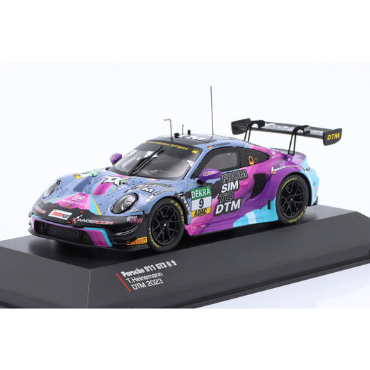 Modellauto Porsche 911 GT3 R (992) From Sim to DTM #9 DTM 2023 Toksport WRT Ixo Maßstab 1:43