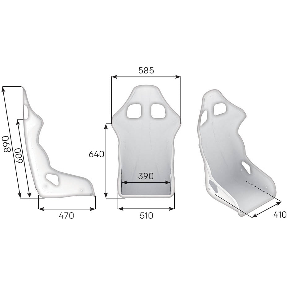 OMP TRS-E SimRacing Sitz