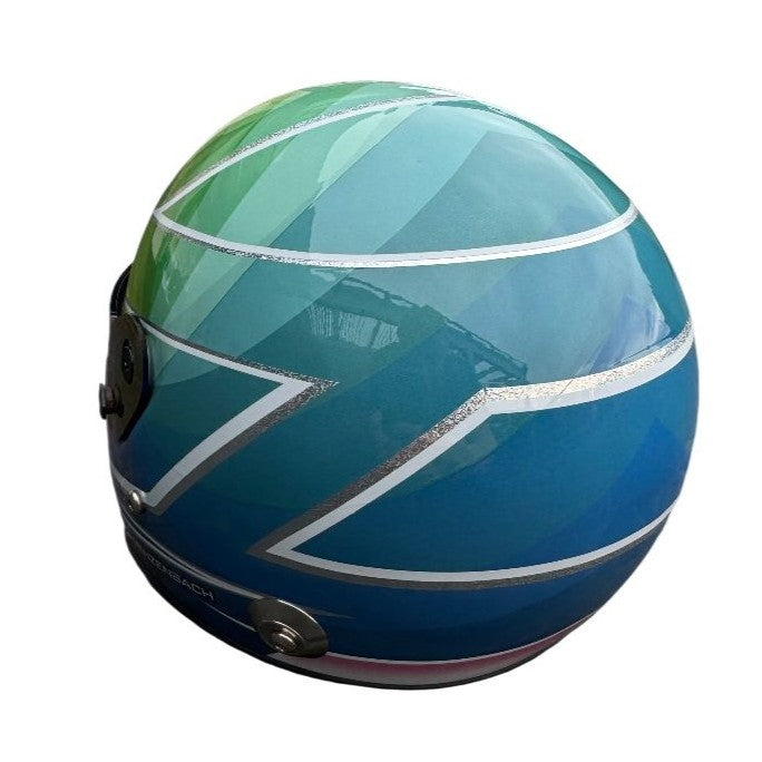 Mini Helm Carbon Sophia Menzenbach Nürburgring Langstrecken-Serie 2024 Maßstab 1:2