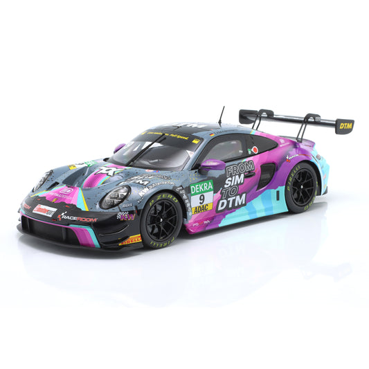 VORBESTELLUNG: Modellauto Porsche 911 GT3 R (992) From Sim to DTM #9 DTM 2023 Toksport WRT 1:18 Ixo