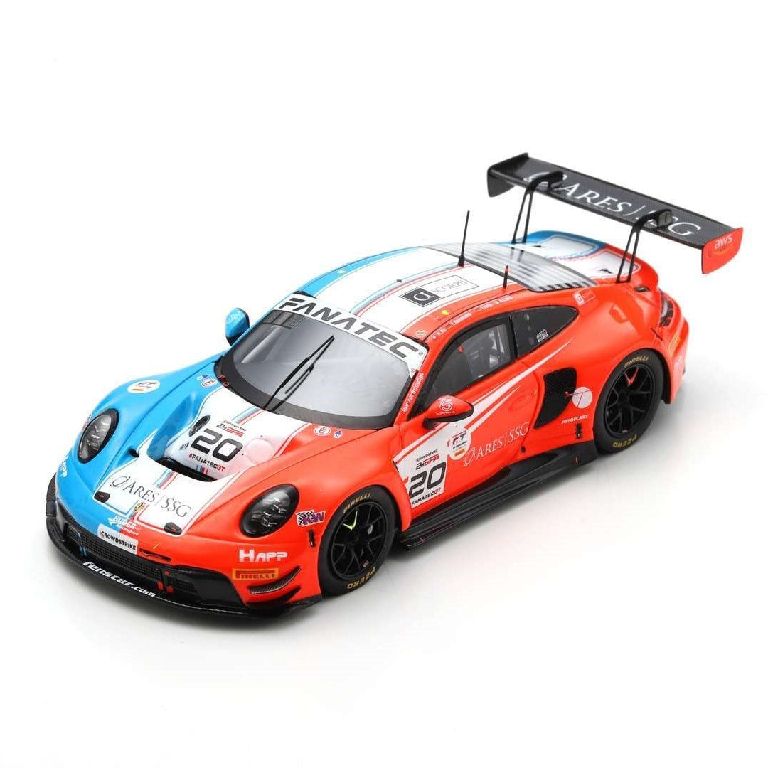 Modellauto Porsche 911 GT3 R (992) #20 24h Spa 2023 Huber Motorsport 1:43 Spark