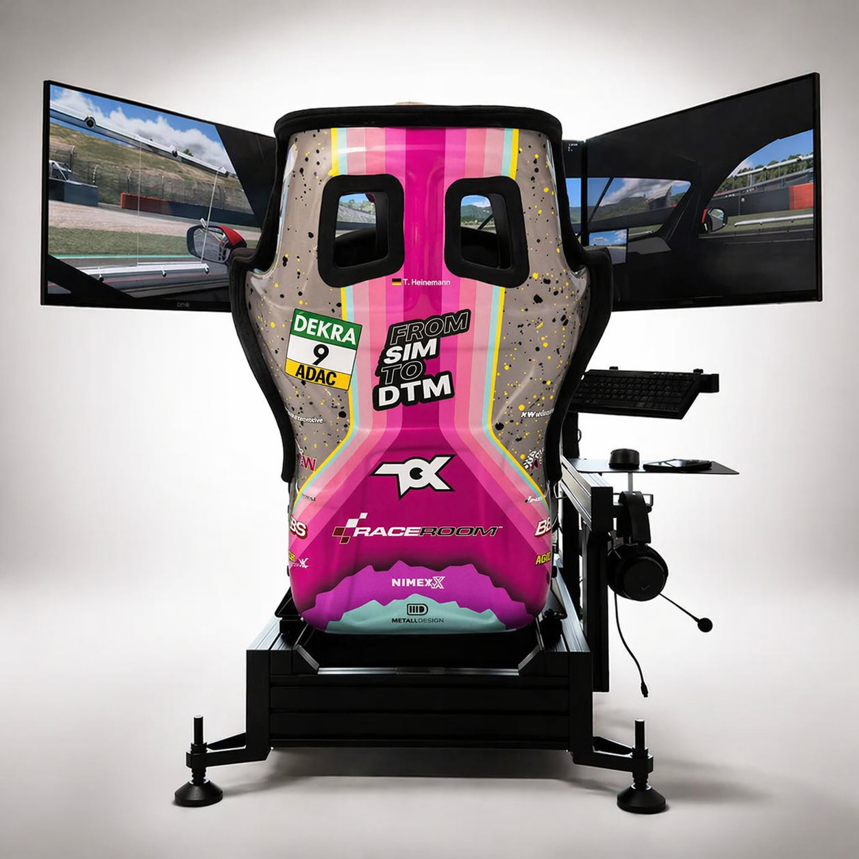 SimRacing Komplett Simulator ULTIMATE (Triple Screen) - Tim Heinemann Simulator