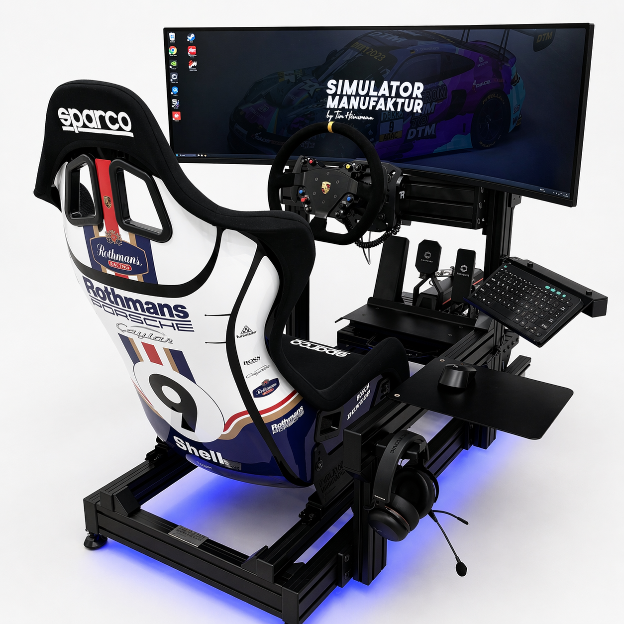 SimRacing Komplett Simulator PRO (Single Screen) - Tim Heinemann Simulator