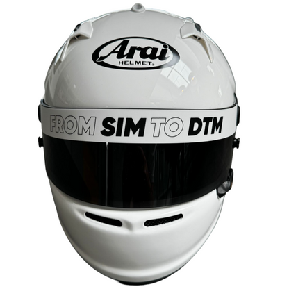 Visier Sticker From Sim to DTM für Arai GP-7