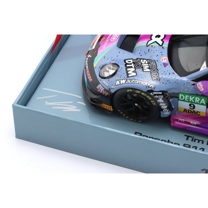 Modellauto Collector’s Edition Porsche 911 GT3 R (992) From Sim to DTM #9 DTM 2023 Toksport WRT Ixo Maßstab 1:18 Modellauto des Jahres 2025