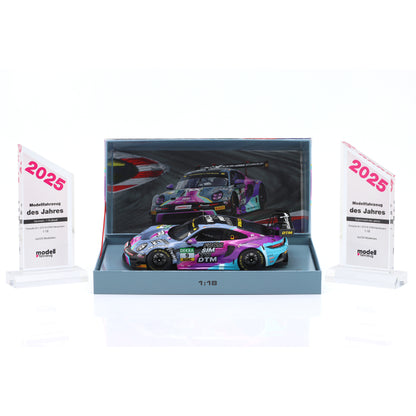 Modellauto Collector’s Edition Porsche 911 GT3 R (992) From Sim to DTM #9 DTM 2023 Toksport WRT Ixo Maßstab 1:18 Modellauto des Jahres 2025