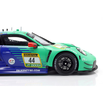 Modellauto Porsche 911 GT3 R (992) Falken #44 24h Nürburgring 2025 Ixo Maßstab 1:18