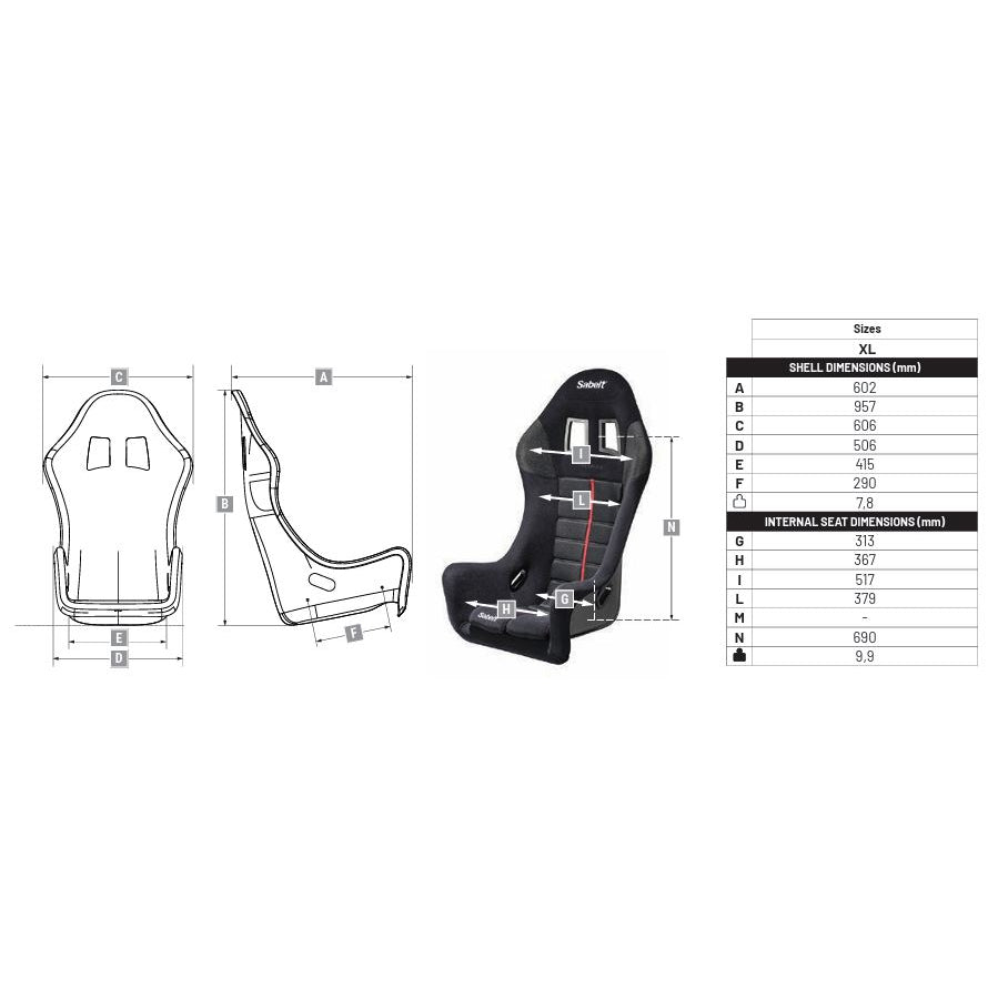Sabelt Titan Max SimRacing Sitz